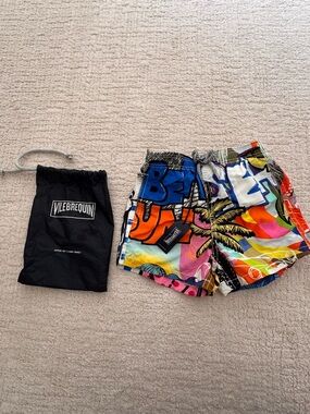 Vilebrequin Boys Swim Trunks Size 6 NWT | Octopus Print | $180 Retail